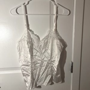 White lace cami